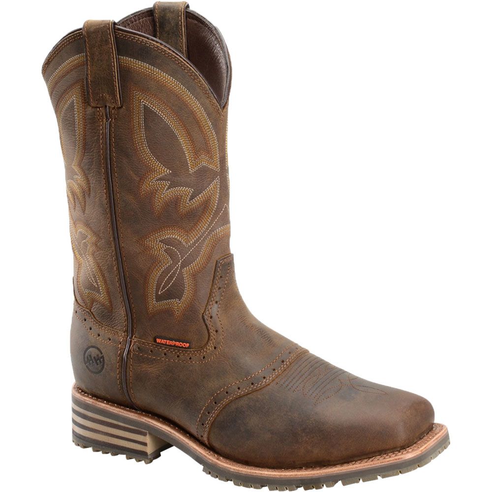 Double H DH4124 Mens Jeyden 11" Comp Toe Work Boots Light Brown