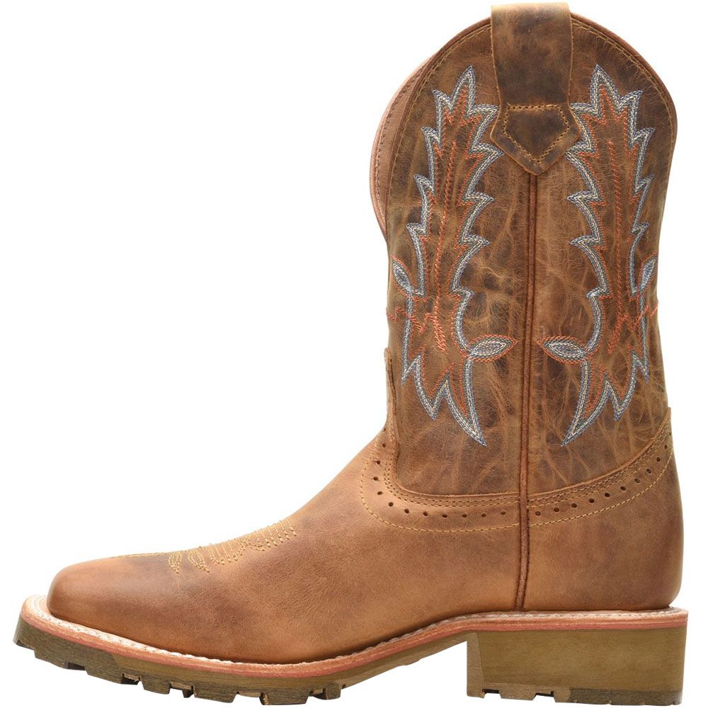 Double H DH4561 Aberdeen Western Boots - Mens Light Brown Back View