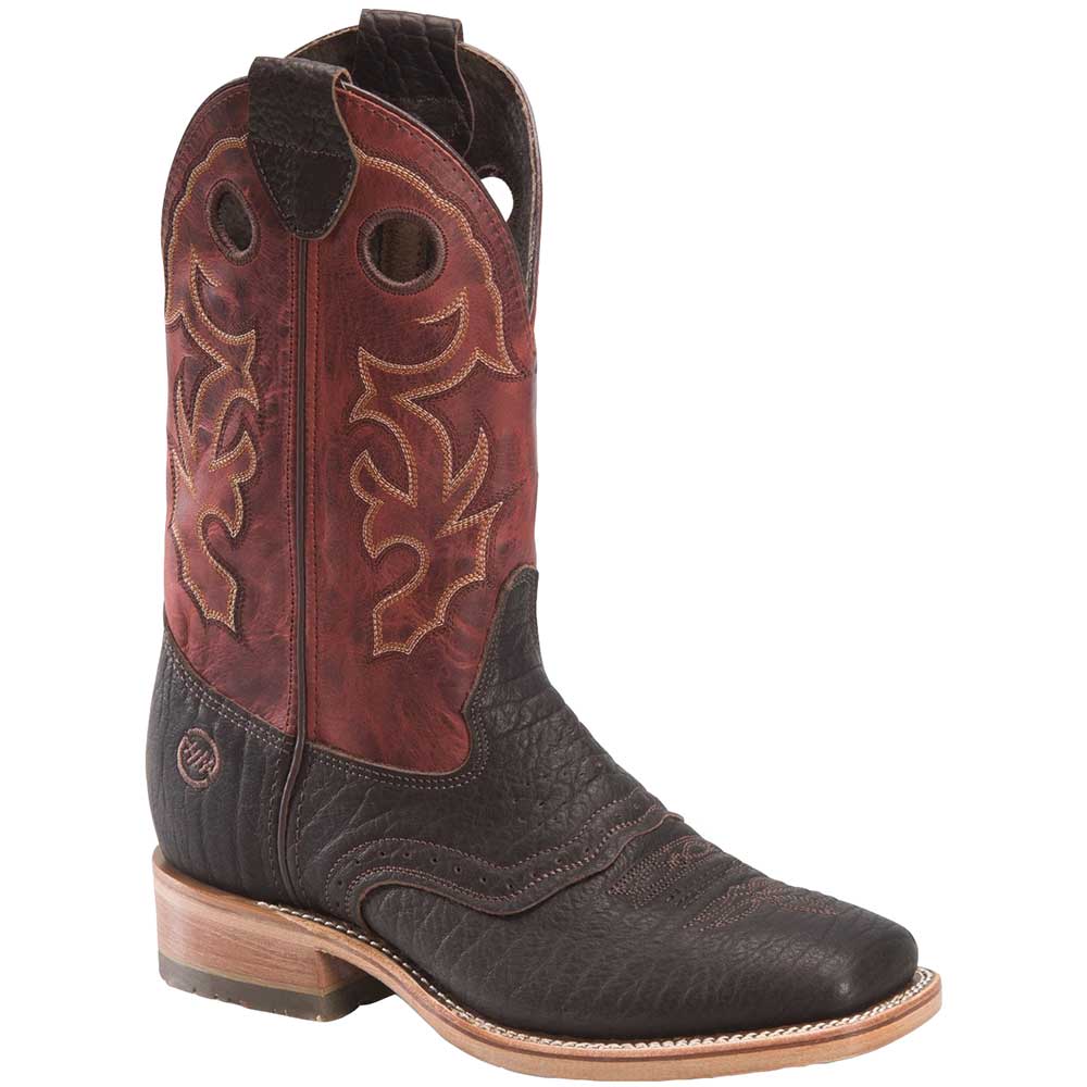 Double H DH4633 Andre Non-Safety Toe Work Boots - Mens Brown Hilack Leather Red Snapper Folklore