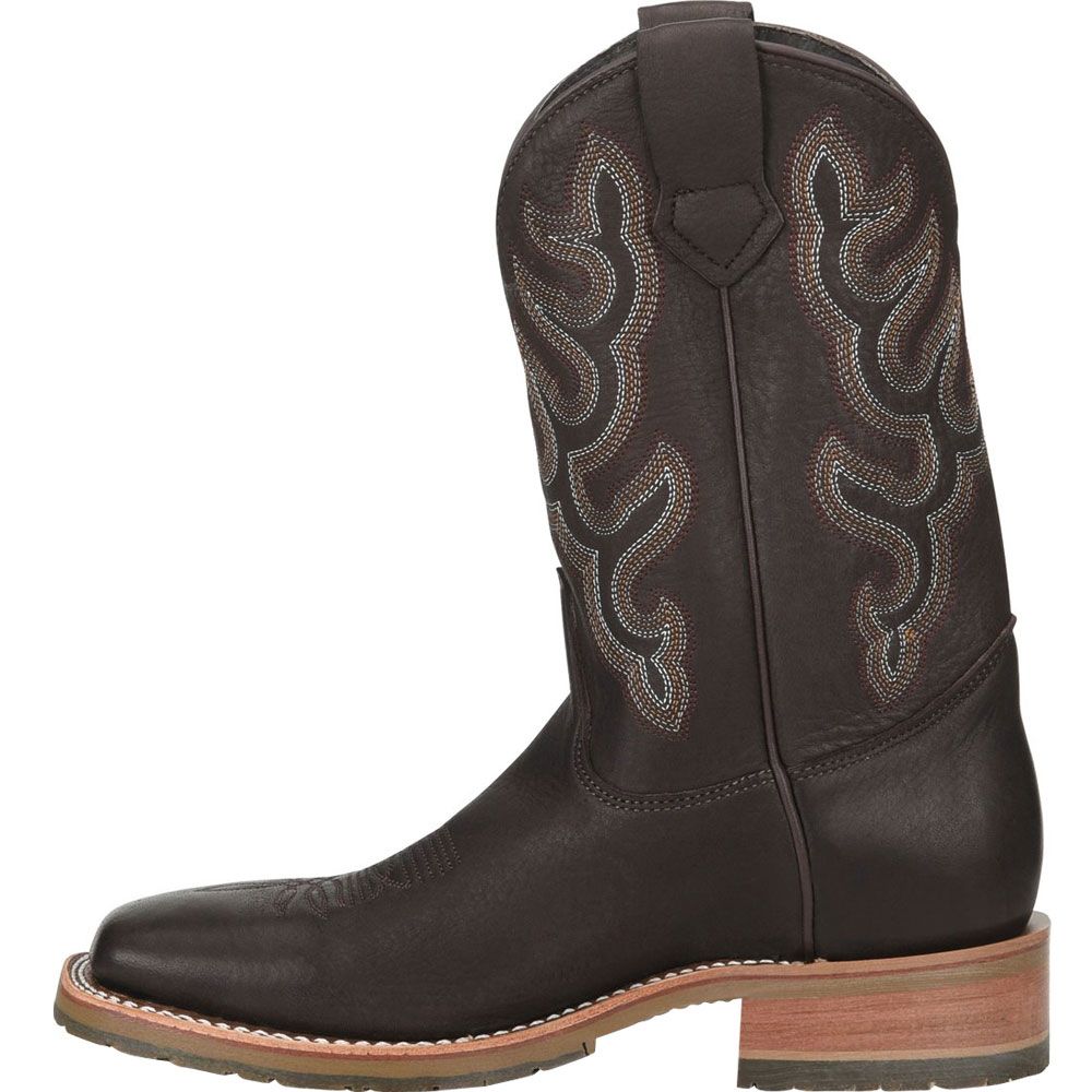 Double H Dh4638 Non-Safety Toe Work Boots - Mens Chocolate Elk Back View