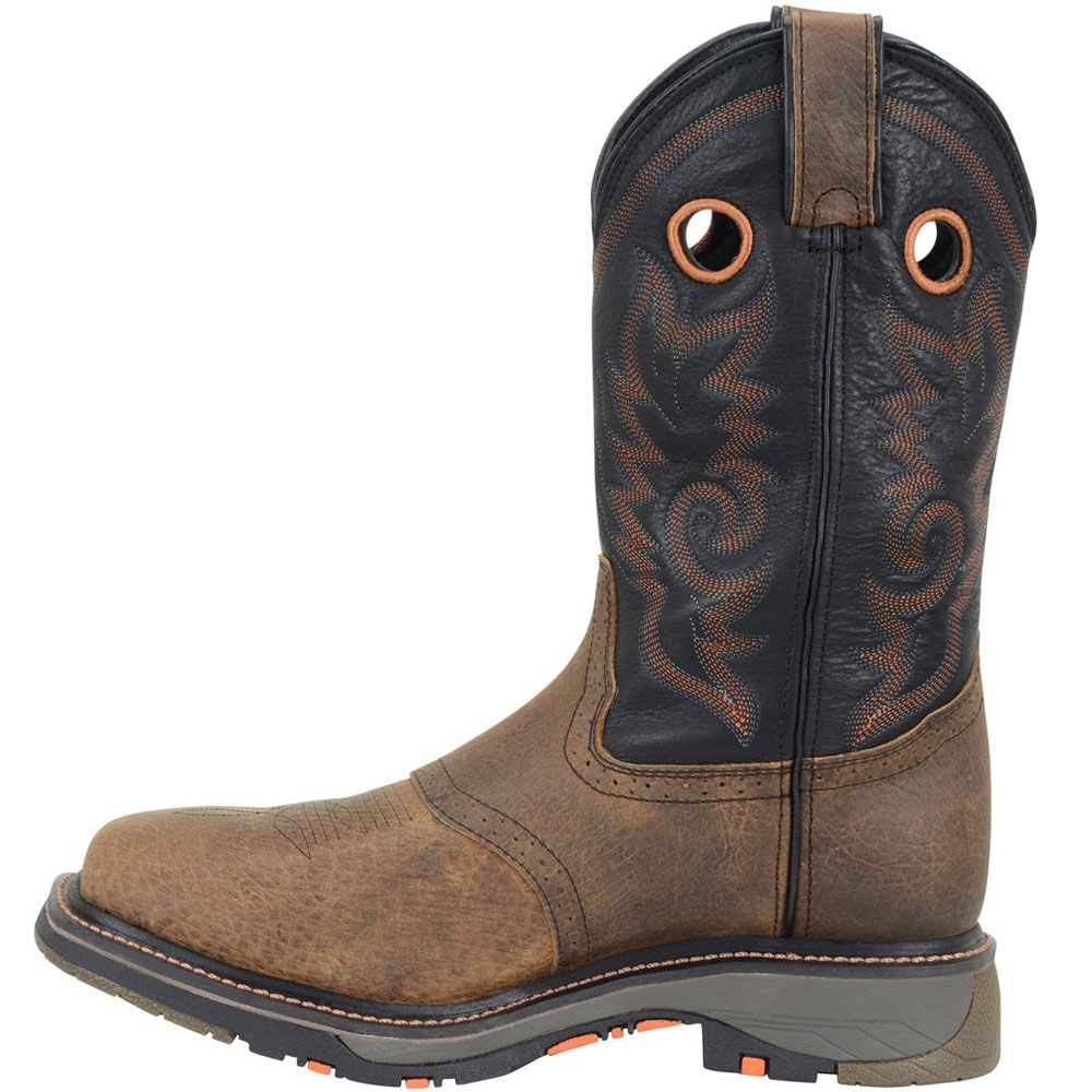 Double H Dh5130 Composite Toe Work Boots - Mens Light Brown Back View