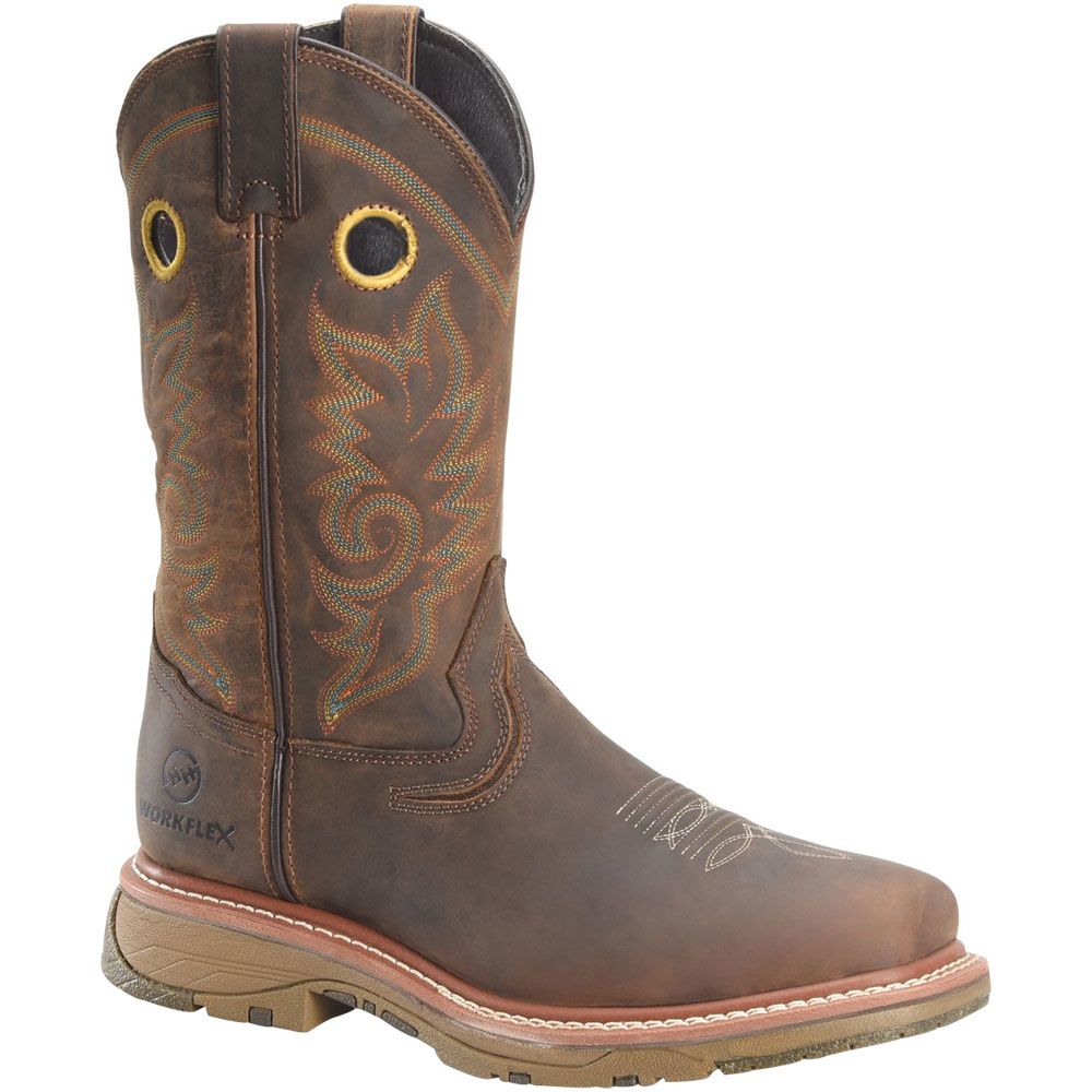 Double H Dh5241 Western Boots Shoes - Mens Light Brown
