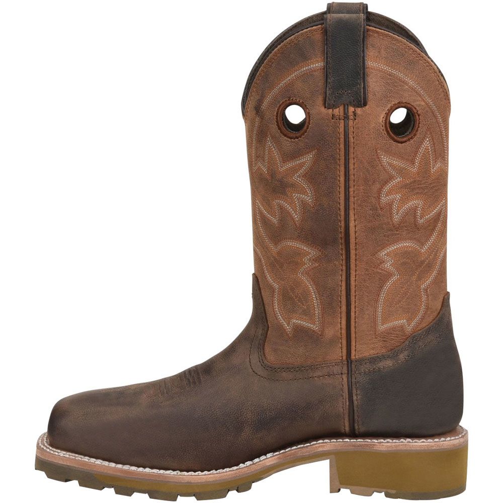 Double H DH5353 Composite Toe Work Boots - Mens Brown Back View