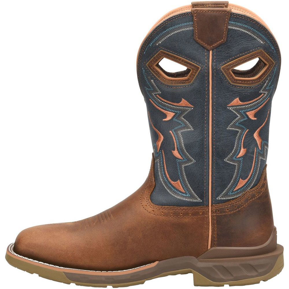 Double H DH5357 Troy Composite Toe Work Boots - Mens Medium Brown Back View