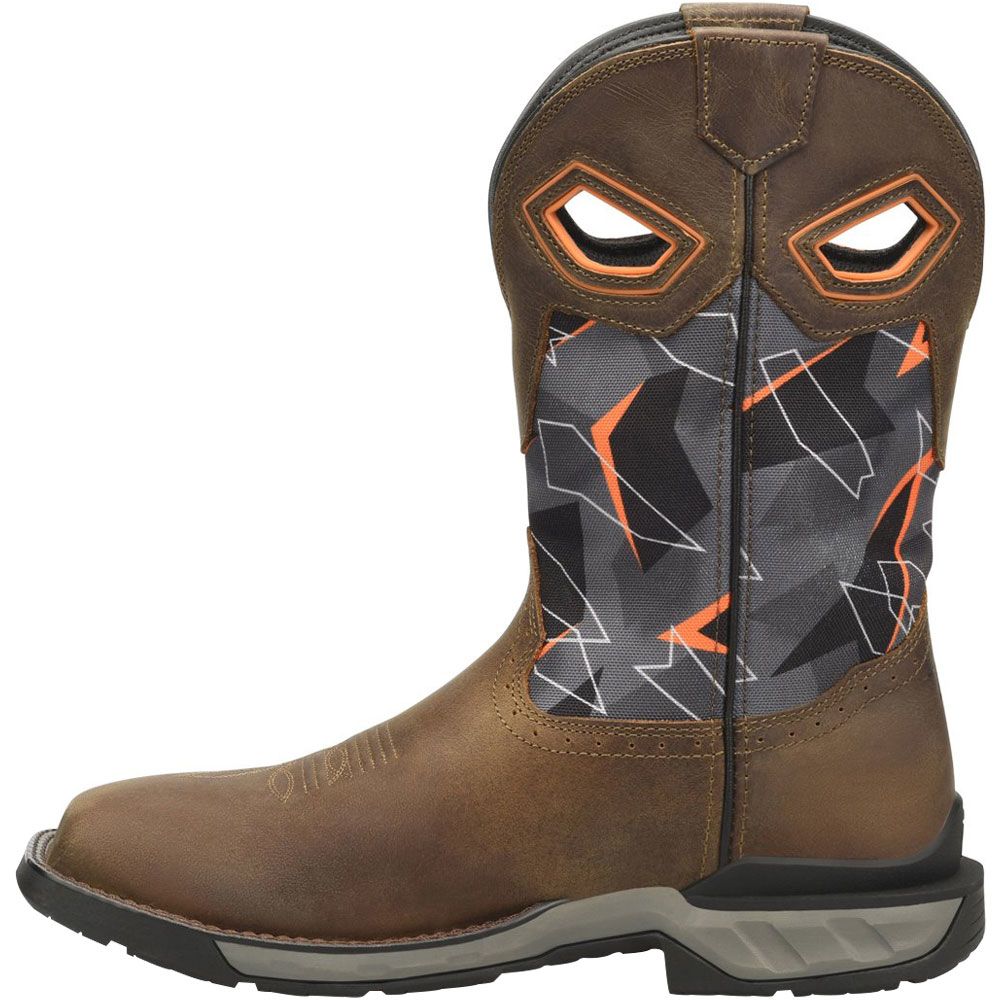 Double H DH5364 Zander  Wp Composite Toe Work Boots - Mens Brown Back View