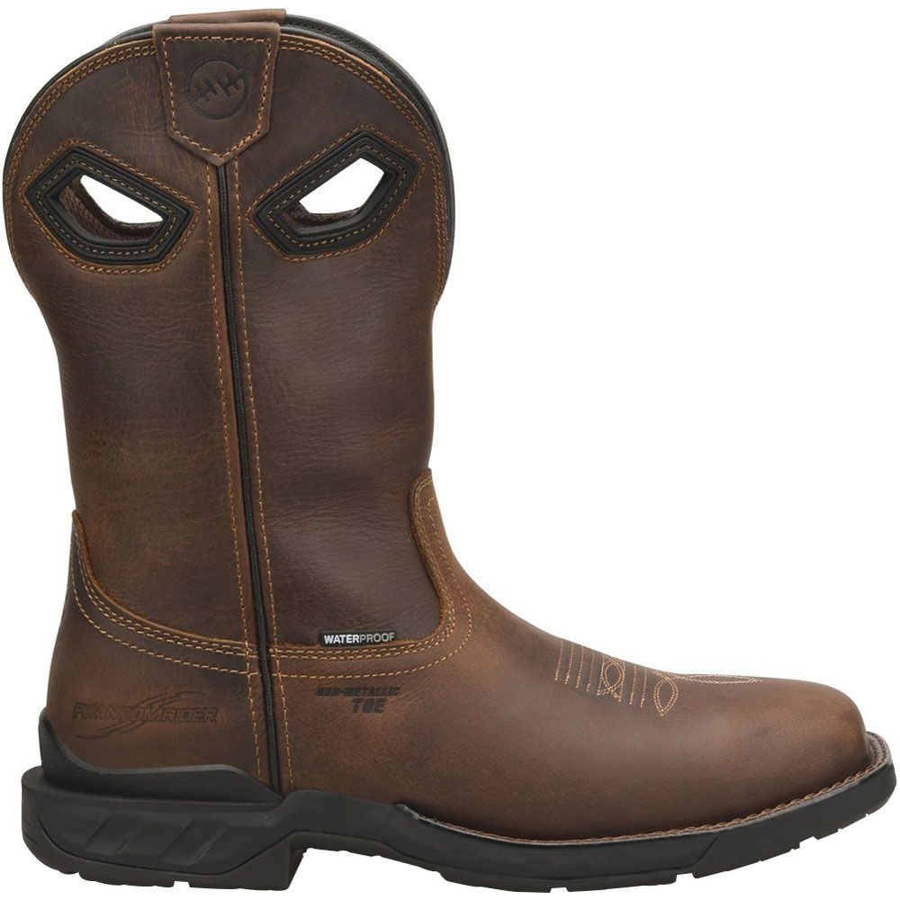 Double H DH5367 Zane Composite Toe Work Boots - Mens Medium Brown Side View