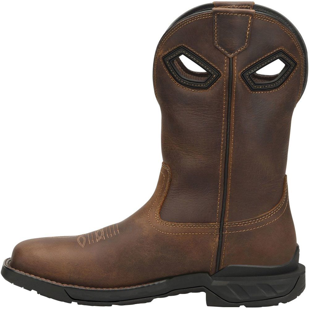 Double H DH5367 Zane Composite Toe Work Boots - Mens Medium Brown Back View