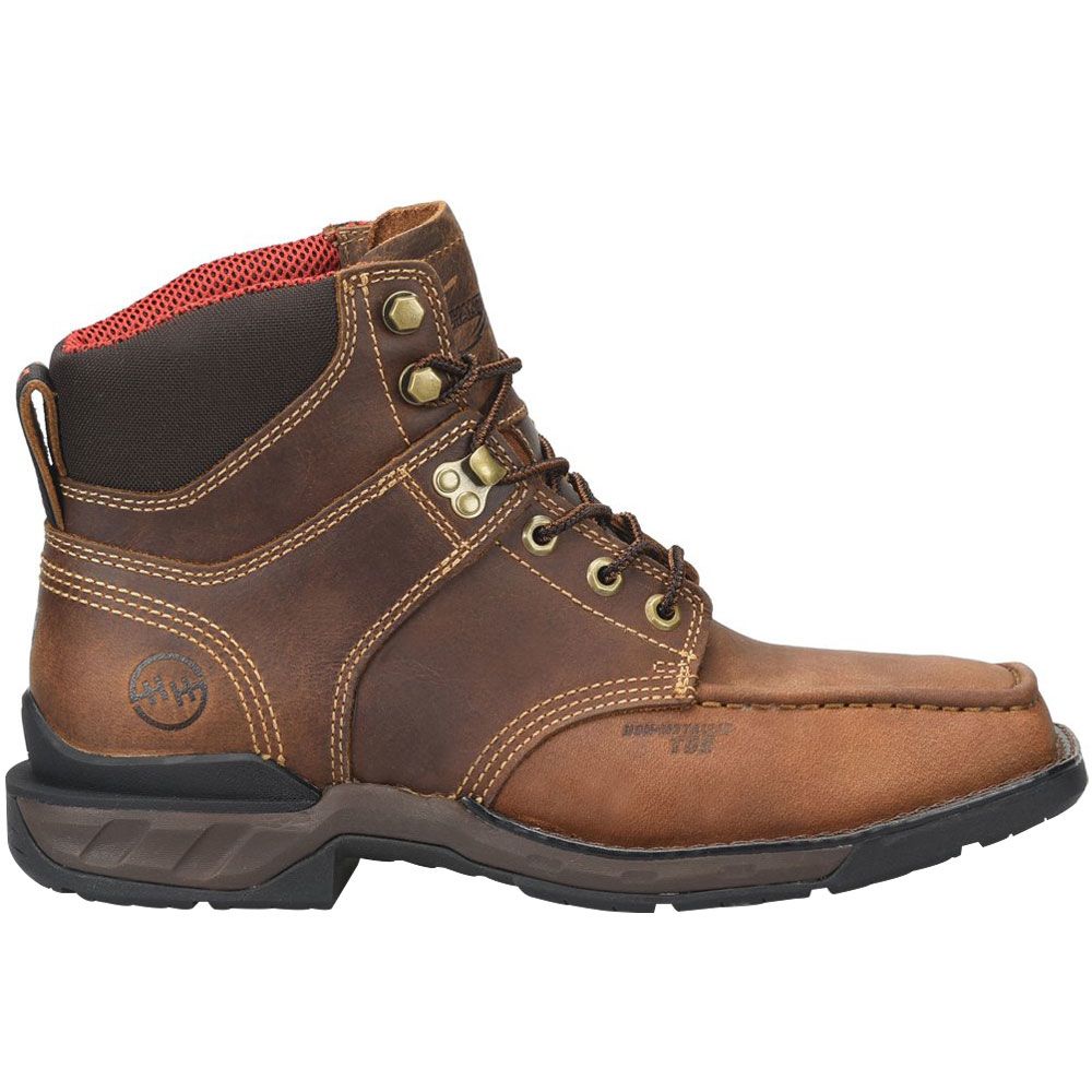 Double H DH5371 Chet Composite Toe Work Boots - Mens Medium Brown Side View