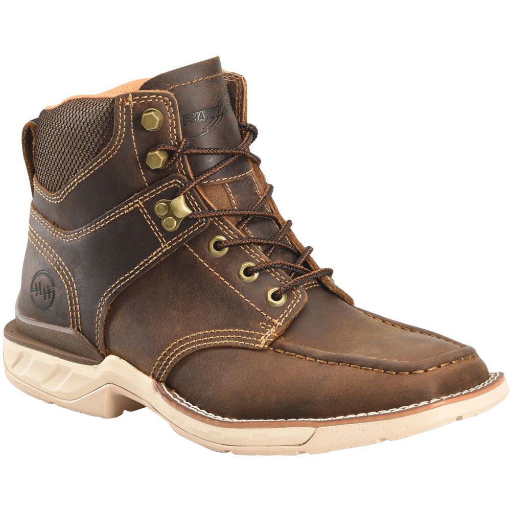 Double H DH5372 Non-Safety Toe Work Boots - Mens Medium Brown