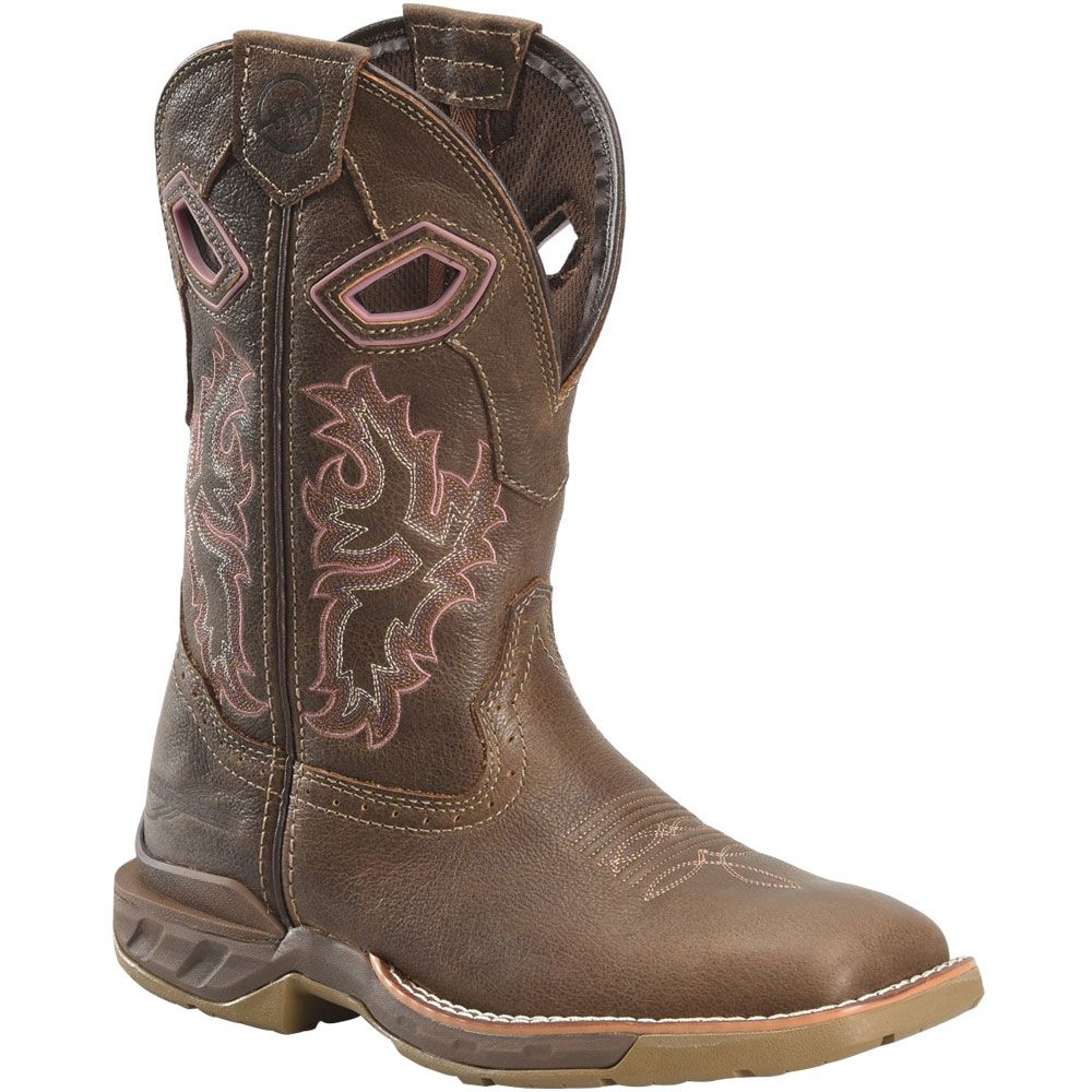 Double H Dh5374 Ari Roper Composite Toe Work Boots - Womens Medium Brown