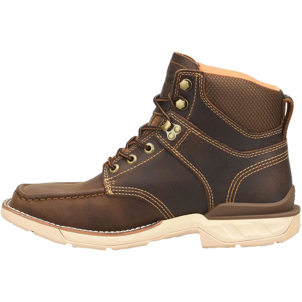 Double H DH5375 Brunel Composite Toe Work Boots - Mens Medium Brown Back View