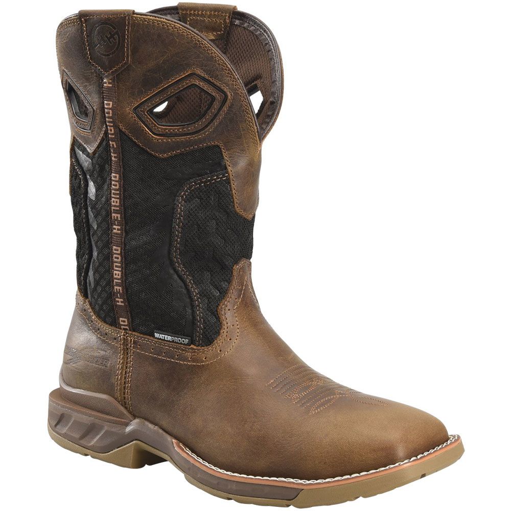 Double H Dh5376 11" WP Zenon Soft Toe Work Boots - Mens Brown