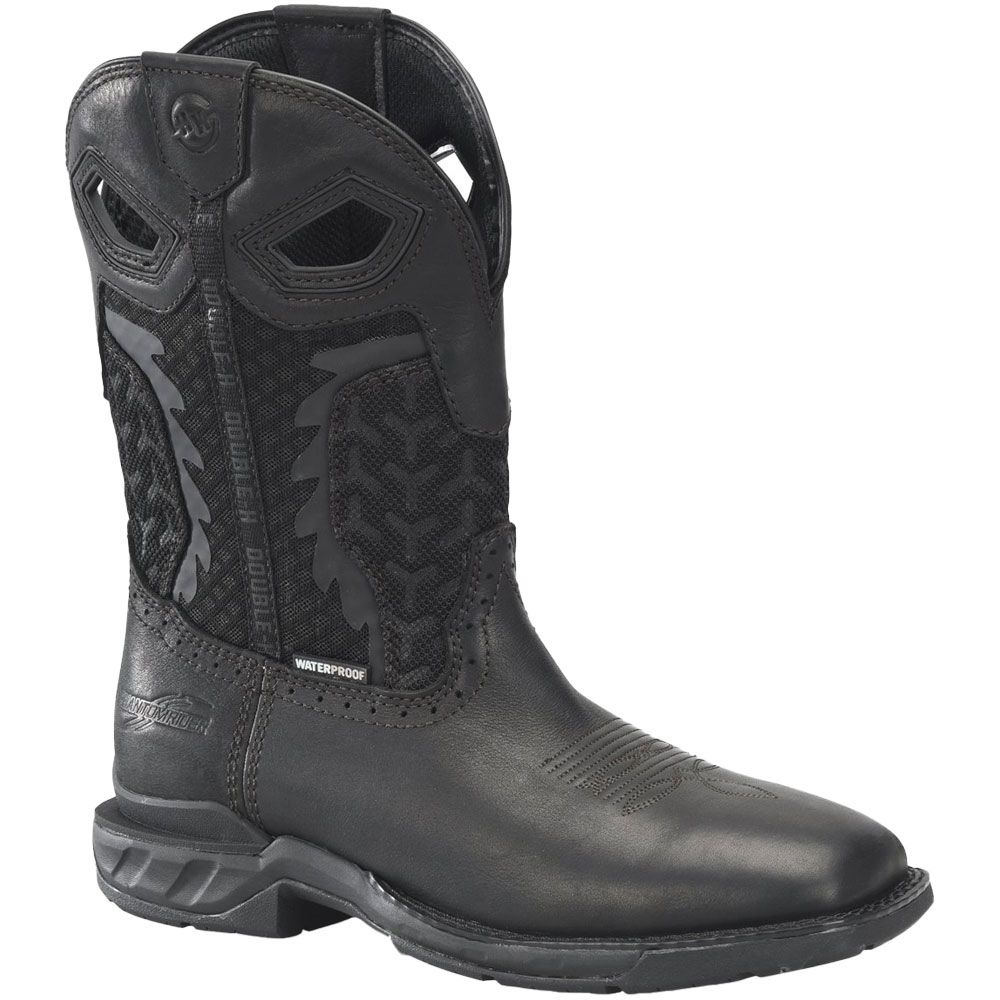Double H Shadow DH5381 Mens Western Boots Black