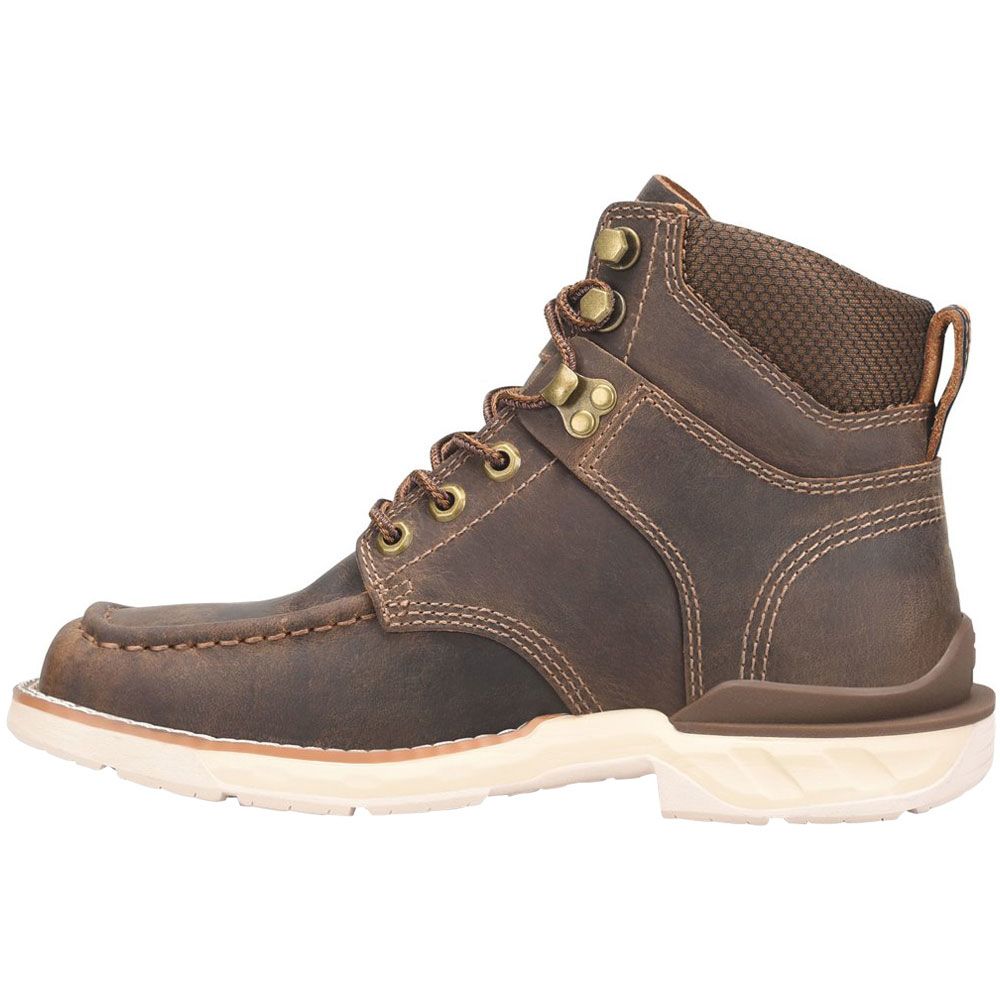 Double H Spirit DH5386 Womens Composite Toe Work Boots Brown Back View