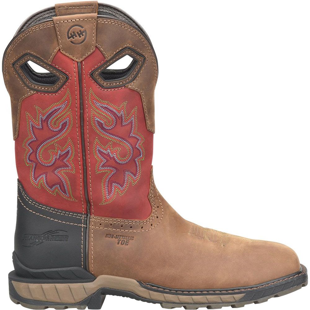 Double H Symbol DH5395 Composite Toe Work Boots - Mens Dark Brown Side View
