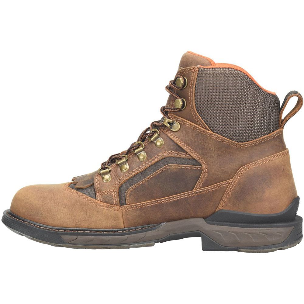 Double H Brigand DH5424 Composite Toe Work Boots - Mens Dark Brown Back View