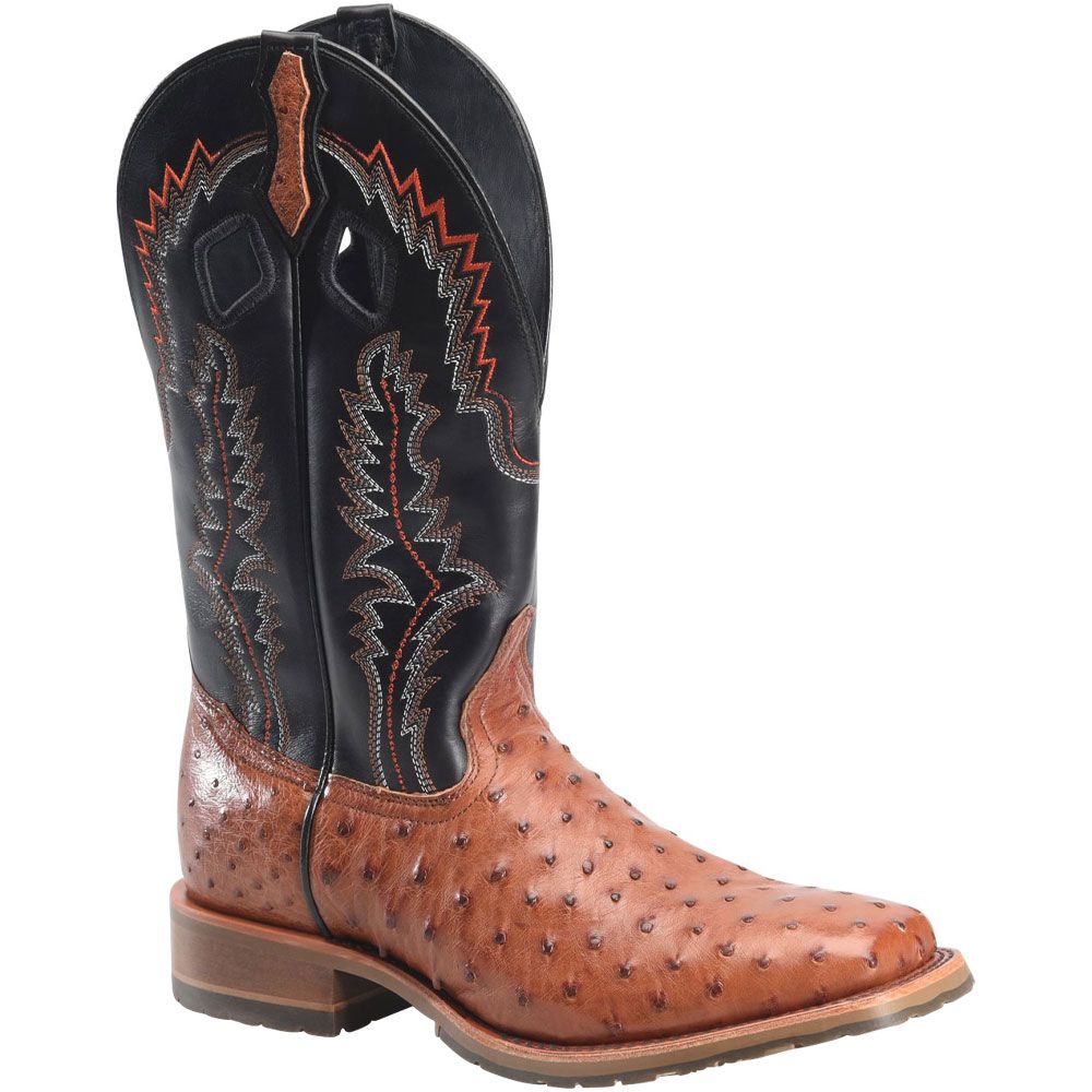 Double H DH7024 Cason Western Boots - Mens Gray Black