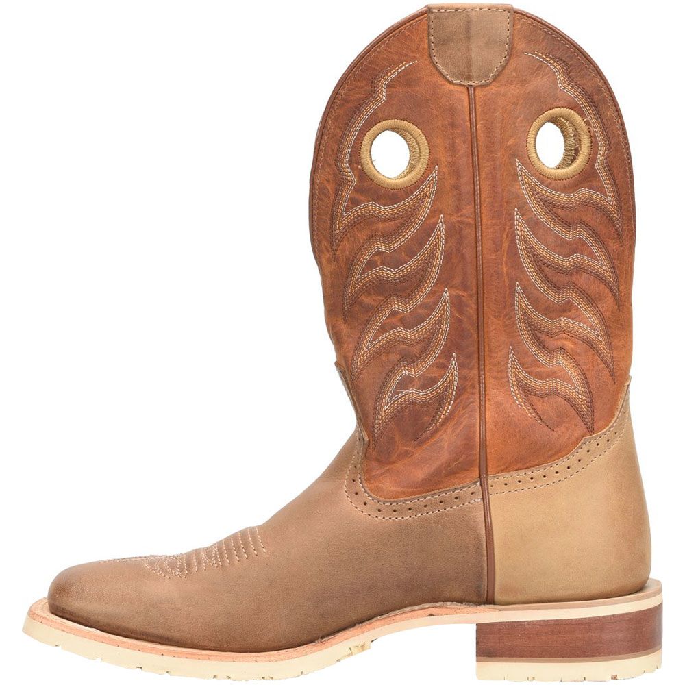 Double H DH7028 Thatcher Mens Western Boots Brown Back View
