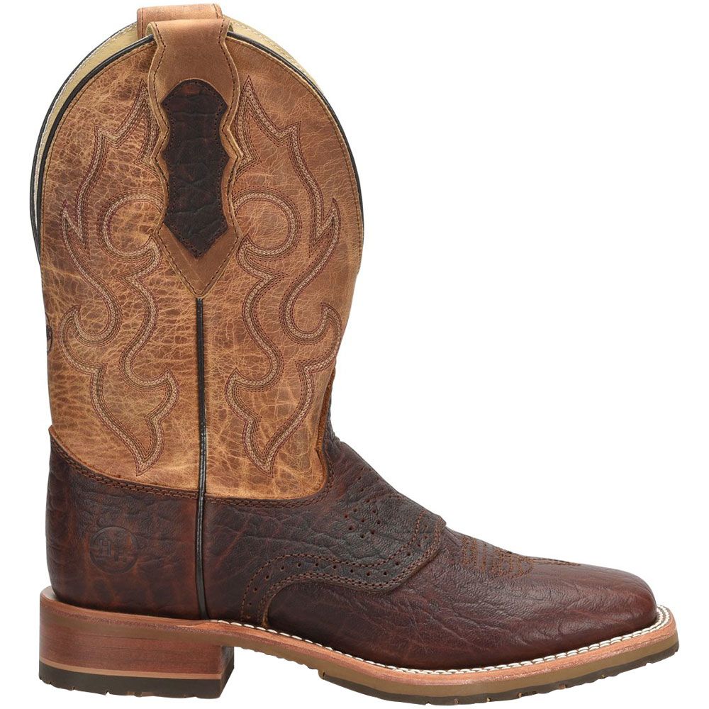 Double H Talache DH8305 11" Mens Western Boots Dark Brown Side View