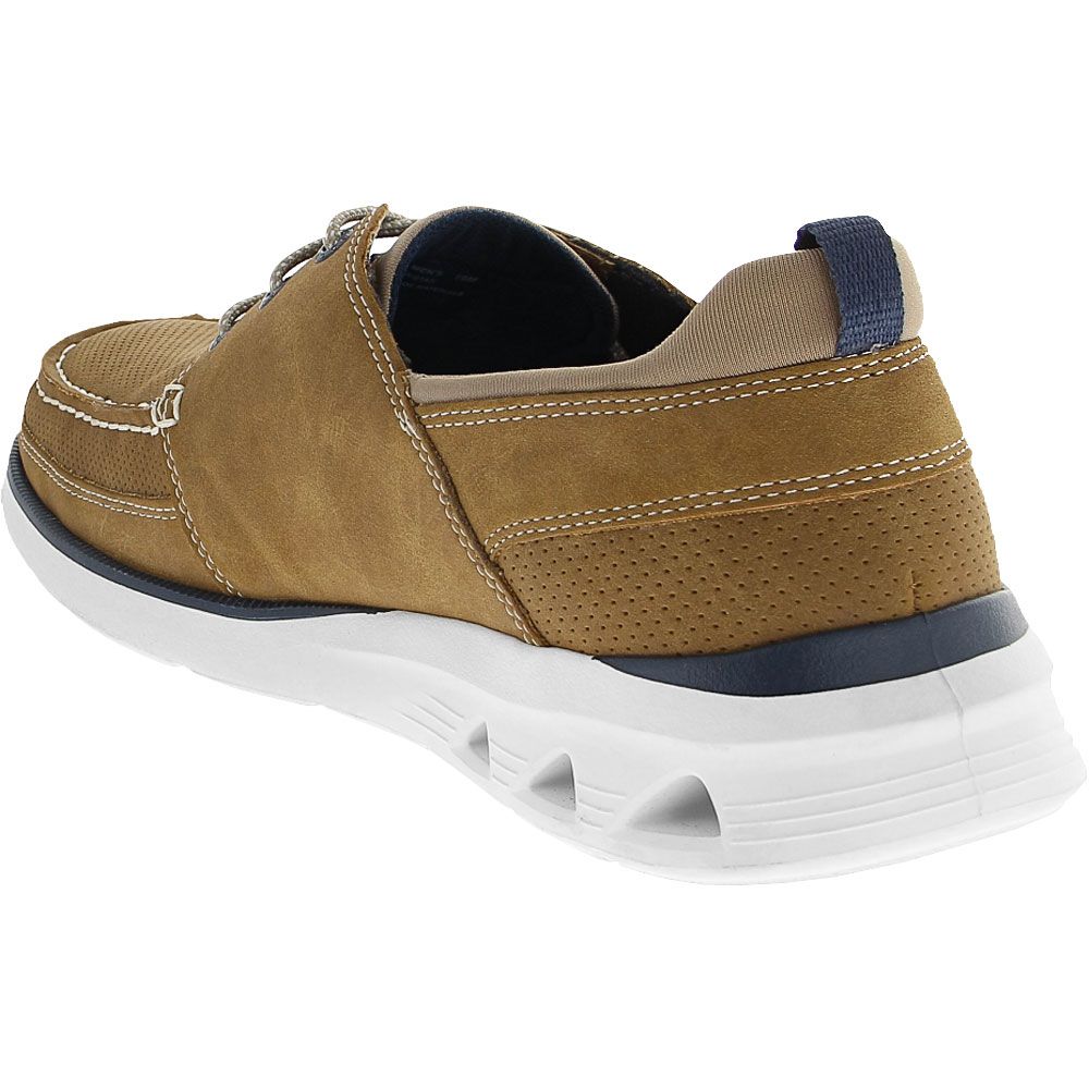 Dockers Saunders Lace Up Casual Shoes - Mens Tan Back View