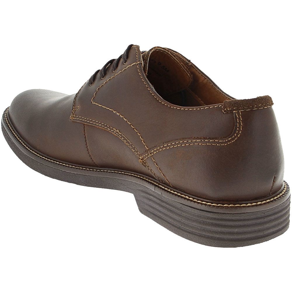 Dockers Parkway Lace Up Casual Shoes - Mens Dark Brown Back View