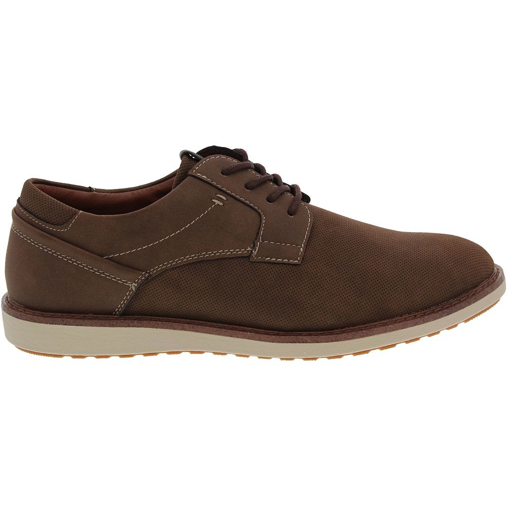 Dockers Blake Lace Up Casual Shoes - Mens Dark Tan Side View