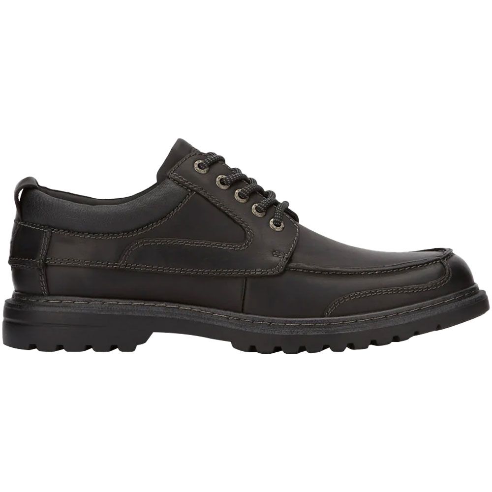 Dockers Overton Lace Up Casual Shoes - Mens Black Side View
