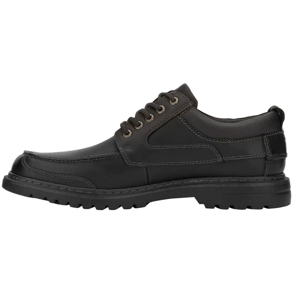 Dockers Overton Lace Up Casual Shoes - Mens Black Back View