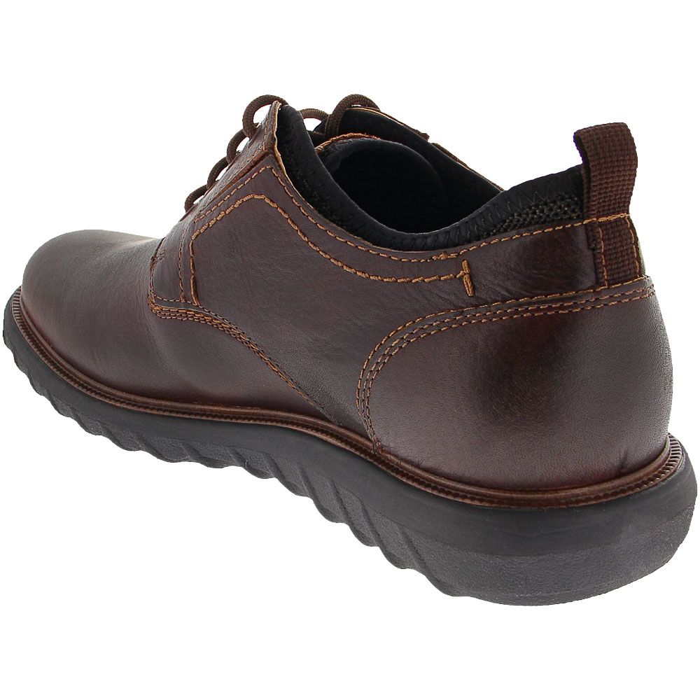 Dockers Armstrong Lace Up Casual Shoes - Mens Chocolate Briar Brown Back View