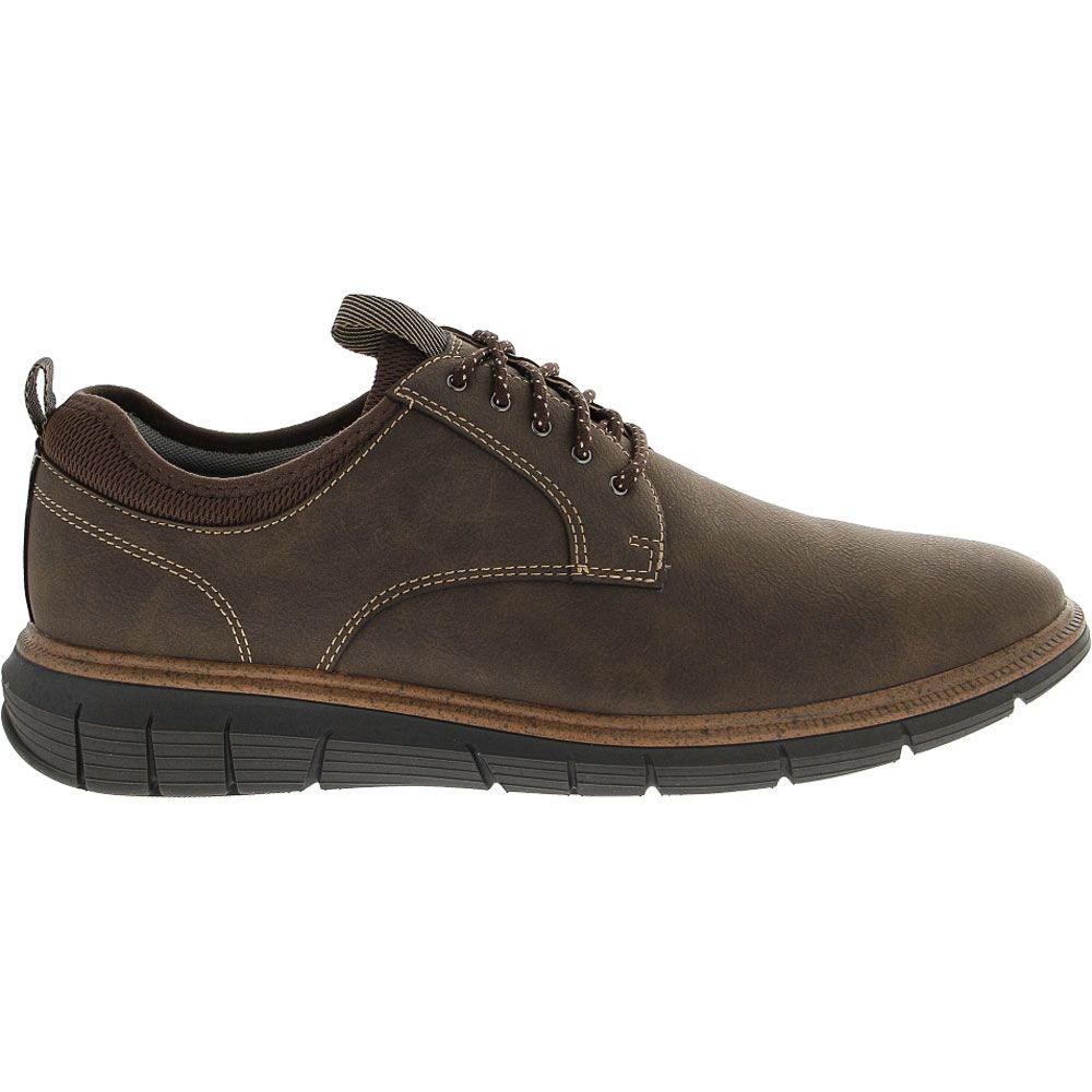 Dockers Cooper Lace Up Casual Shoes - Mens Brown Side View