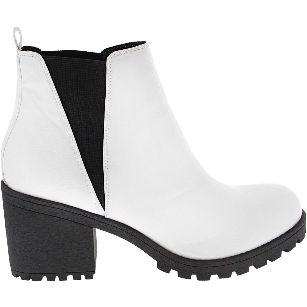 Dirty Laundry Lisbon Casual Boots - Womens White Side View