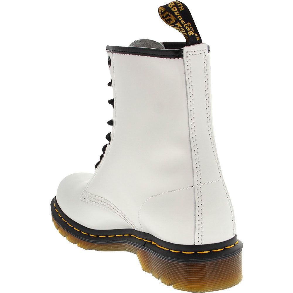 Dr. Martens 1460 Original Casual Boots - Womens White Back View