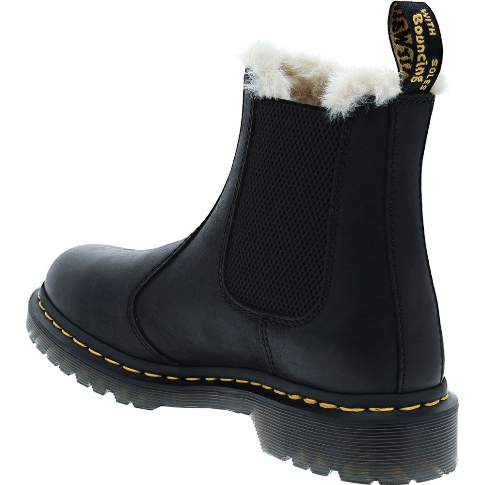 Dr. Martens 2976 Leonore Lined Casual Boots - Womens Black Back View