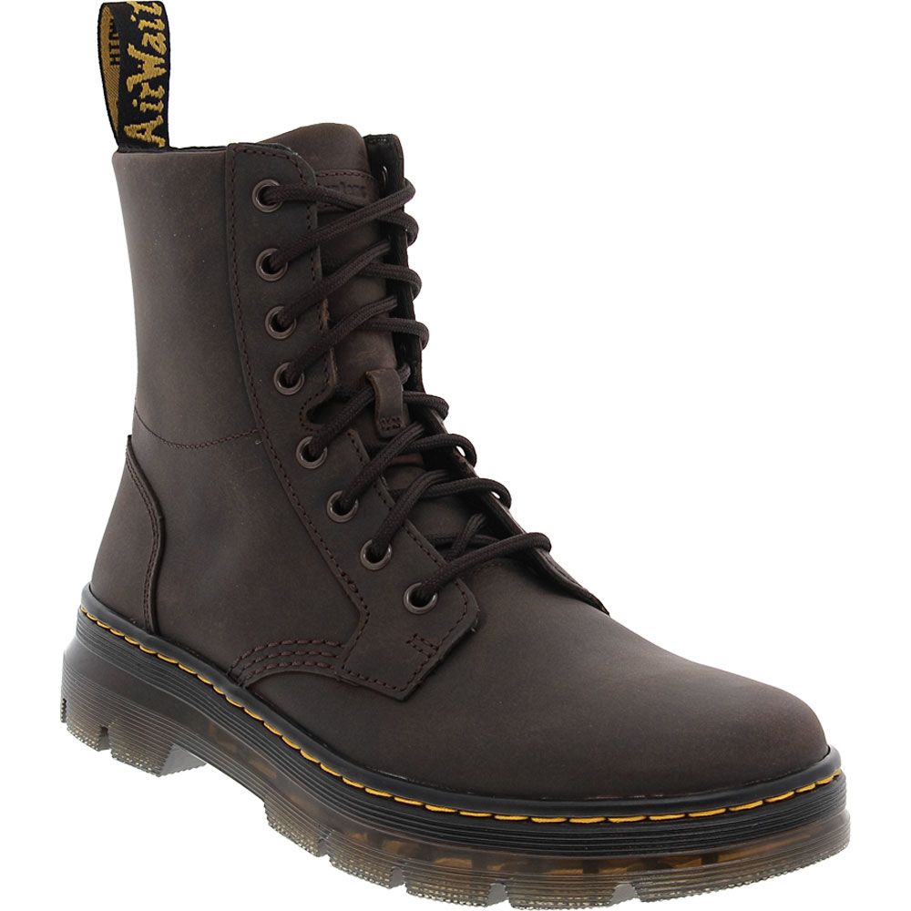 Dr. Martens Combs Leather Casual Boot - Mens Dark Brown