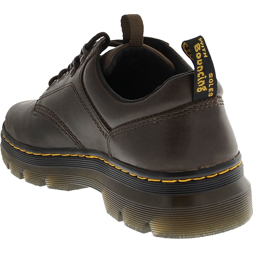 Dr. Martens Reeder Lace Up Casual Shoes - Mens Brown Back View