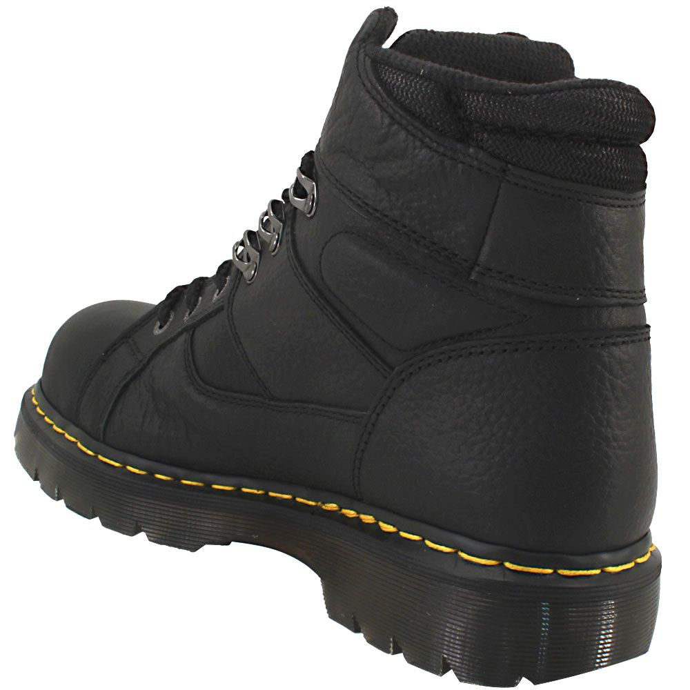 Dr. Martens Ironbridge Steel Toe Boots - Mens Black Back View
