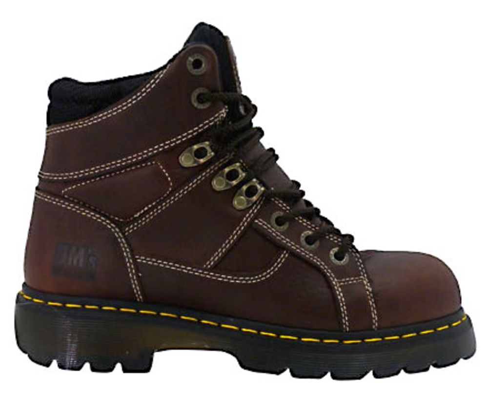 Dr. Martens Ironbridge Steel Toe Boots - Mens Brown Side View