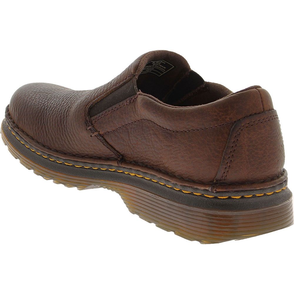 Dr. Martens Boyle Slip On Slip On Casual Shoes - Mens Dark Brown Back View