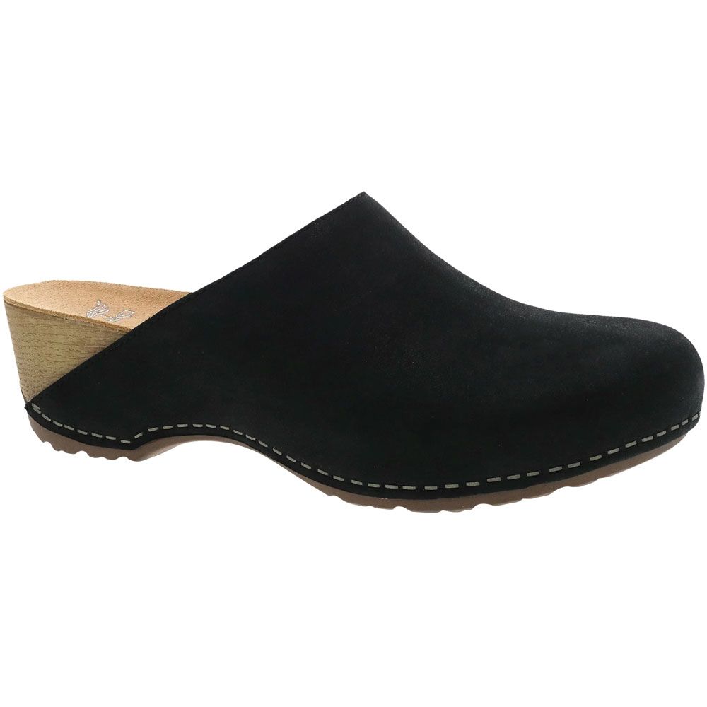 Dansko Talulah Black Slip on Casual Shoes - Womens Black