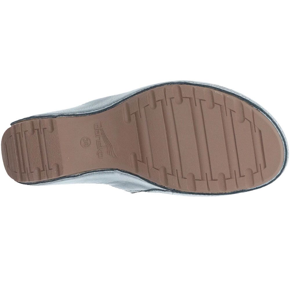 Dansko Talulah Clog Slip on Casual Shoes - Womens Denim Sole View