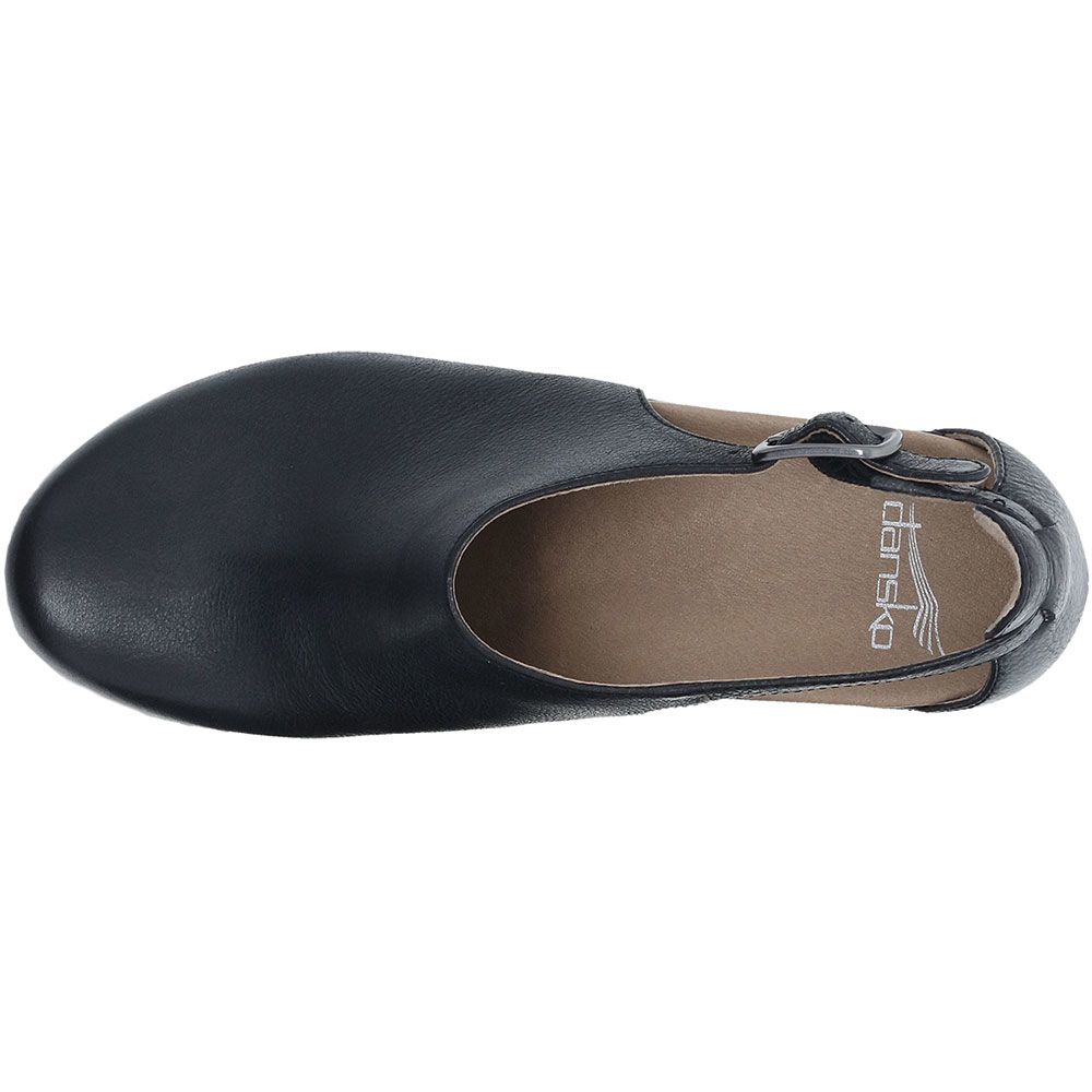 Dansko Sassy Clogs Casual Shoes - Womens Black Back View