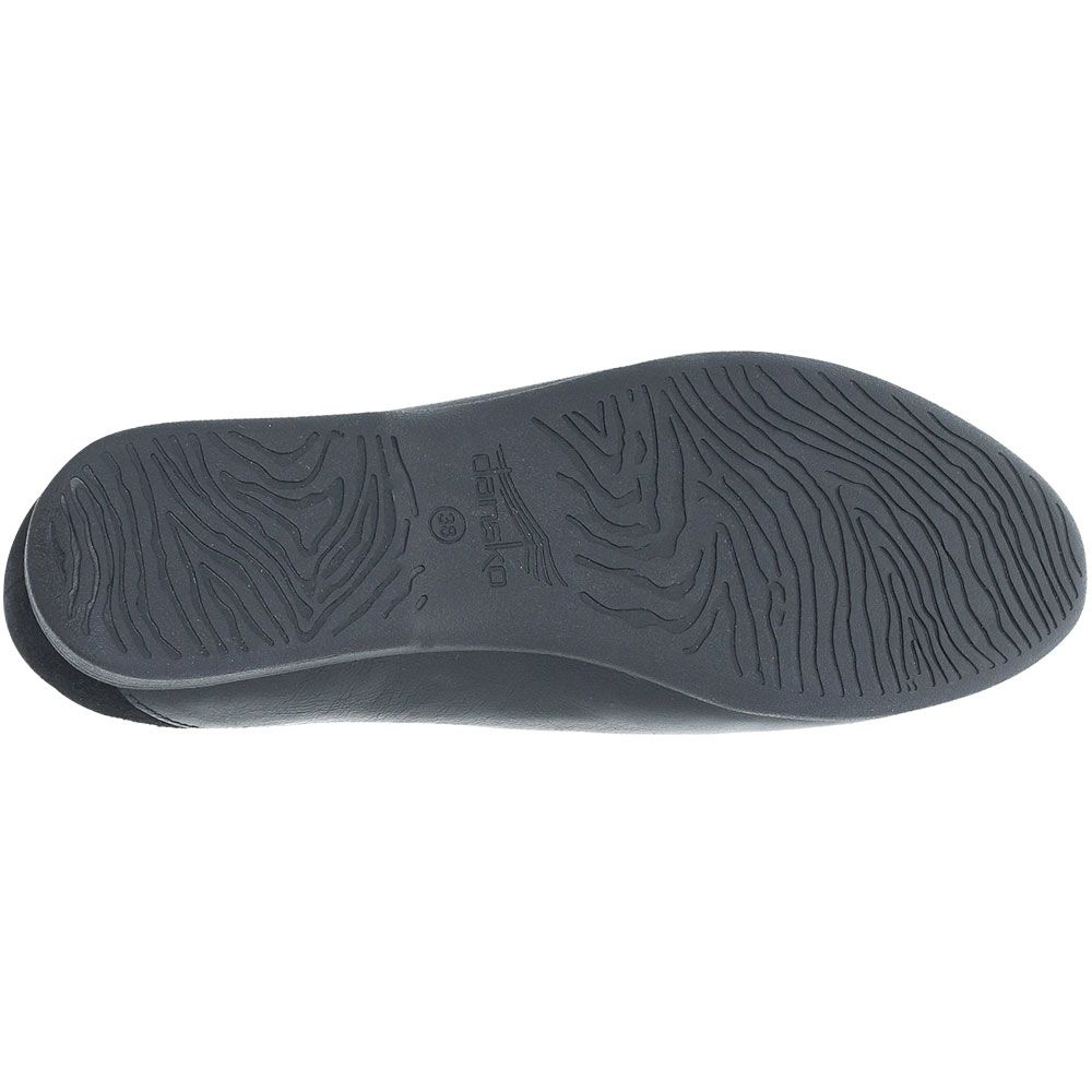 Dansko Lace Slip on Casual Shoes - Womens Black Sole View