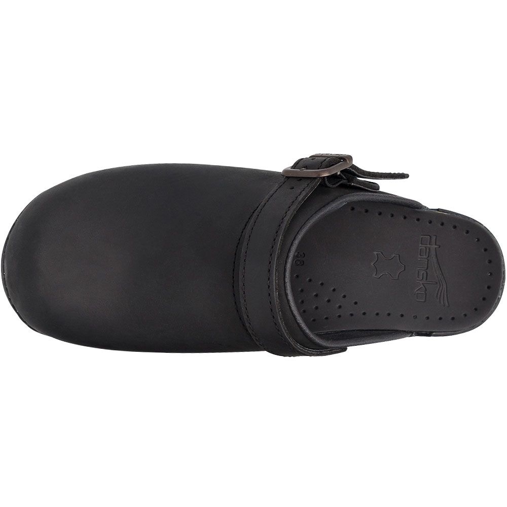 Dansko Ingrid Clogs Casual Shoes - Womens Black Back View