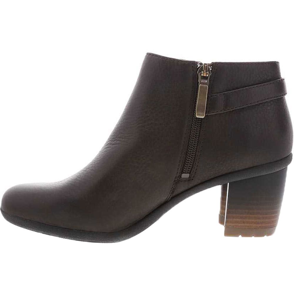 Dansko Perry Ankle Boots - Womens Chocolate Back View