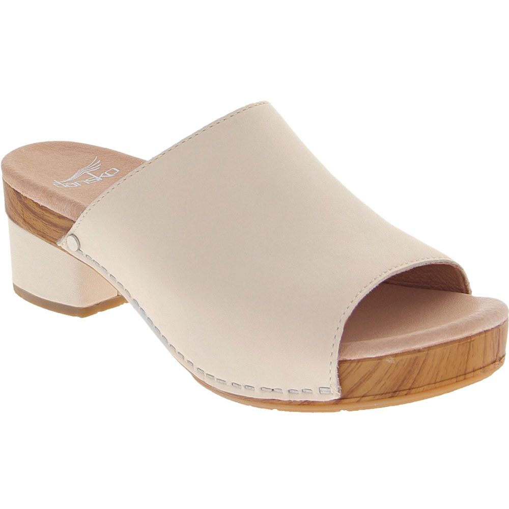 Dansko Maci Sandals - Womens Ivory Full Grain Leather
