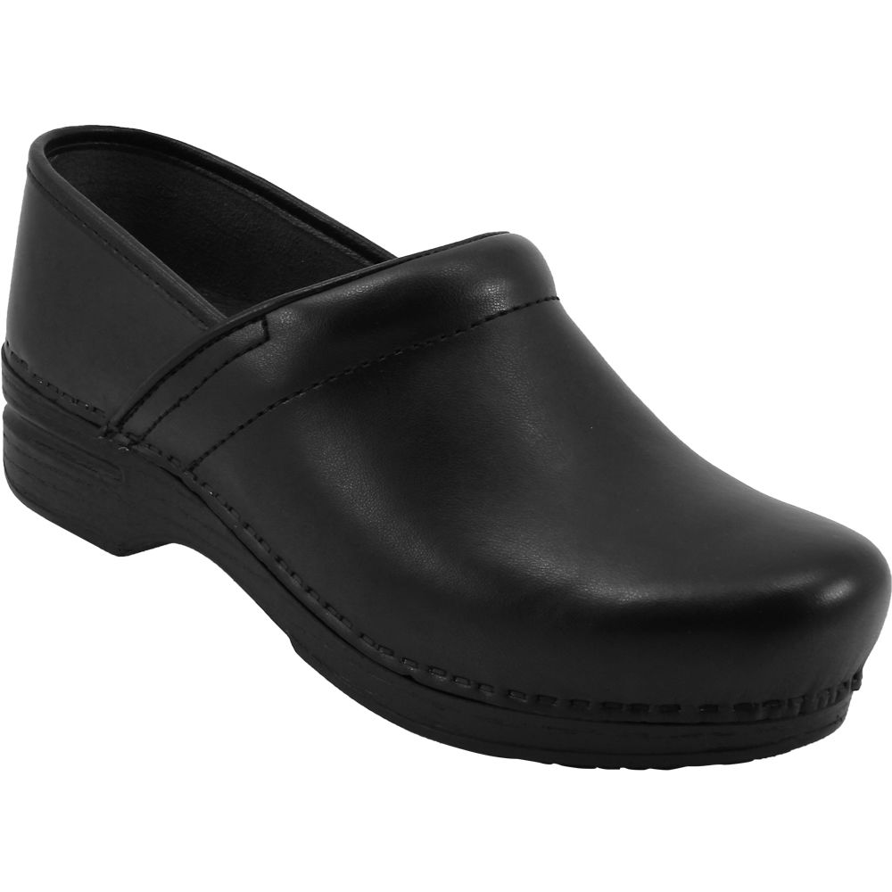 Dansko Professional Xp Clogs Casual Shoes - Womens Black Box Leather
