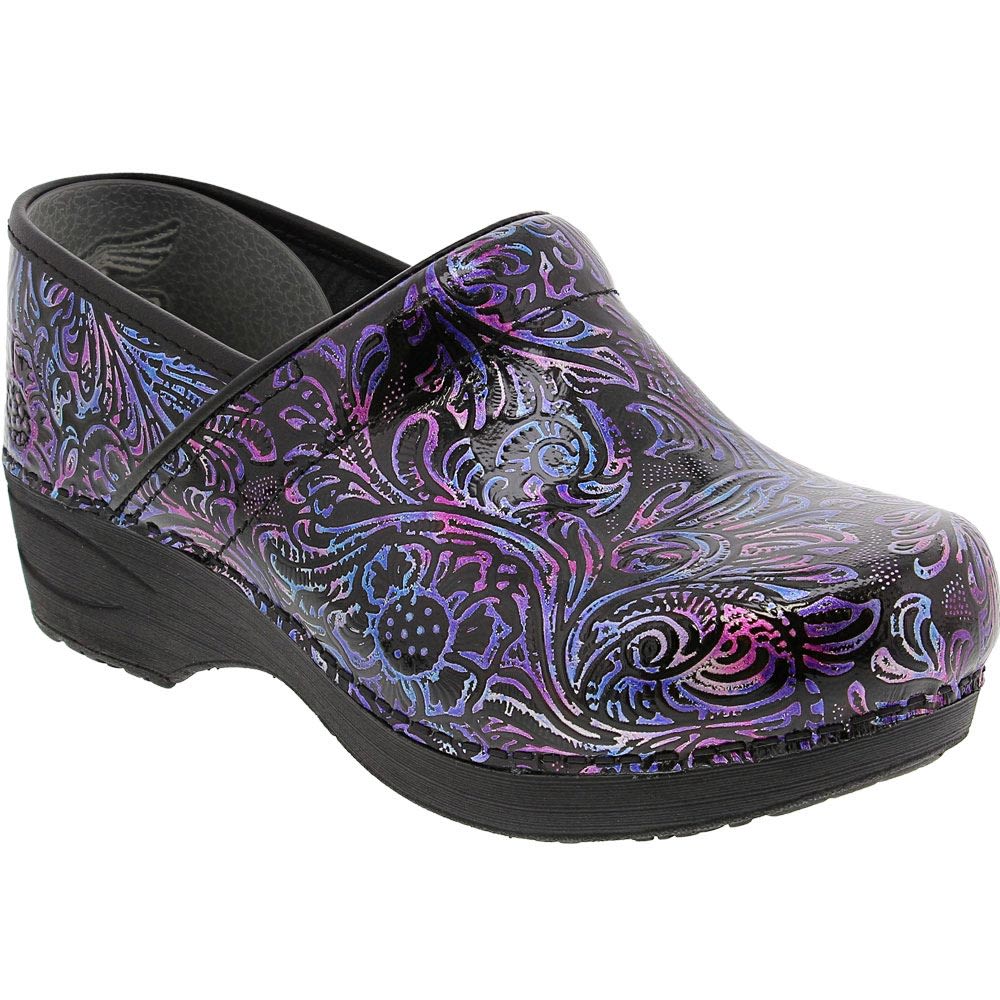 Dansko Professional Xp 2 Pate Clogs Casual Shoes - Womens Engraved Floral