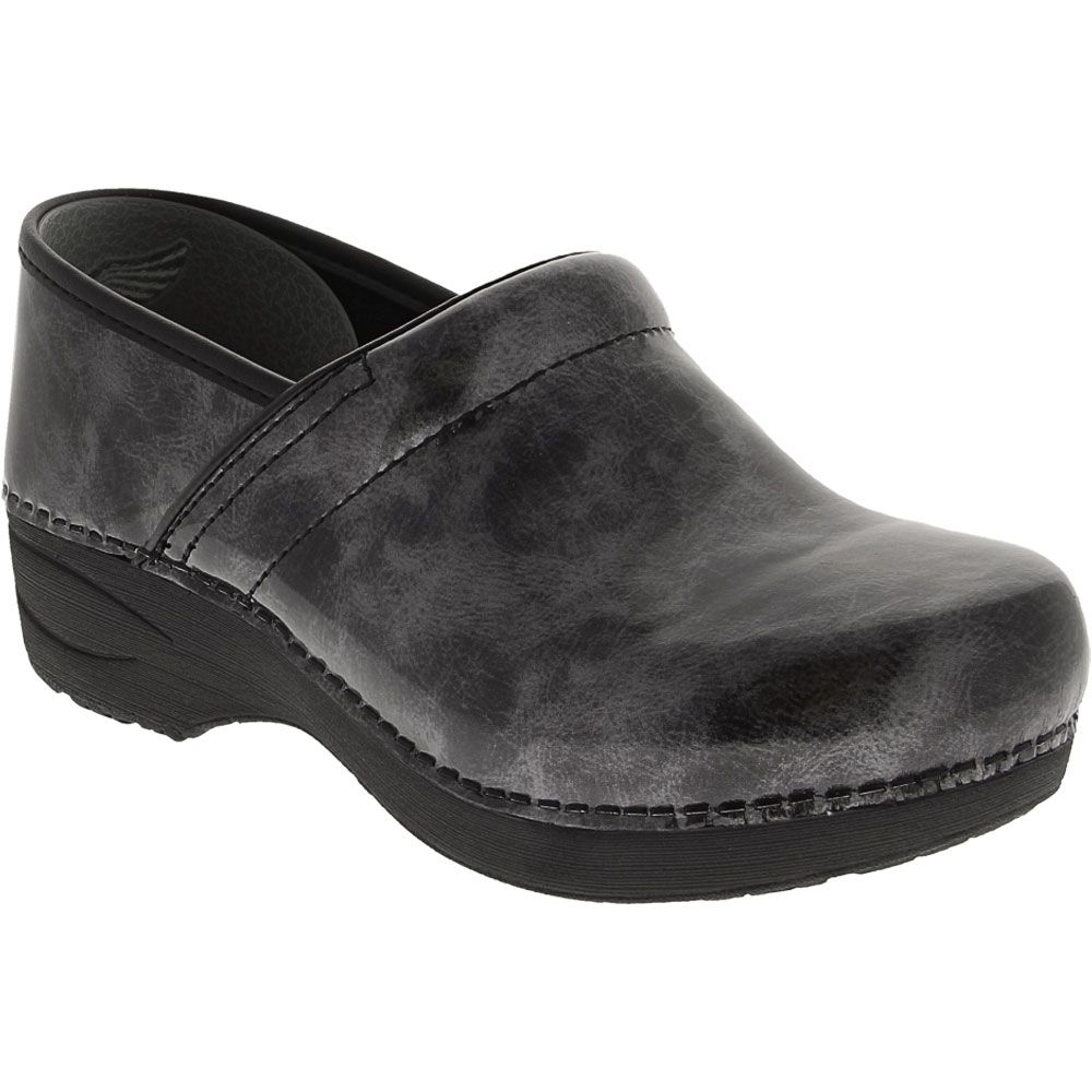 Dansko Professional Xp 2 Pate Clogs Casual Shoes - Womens Pewter Marbled
