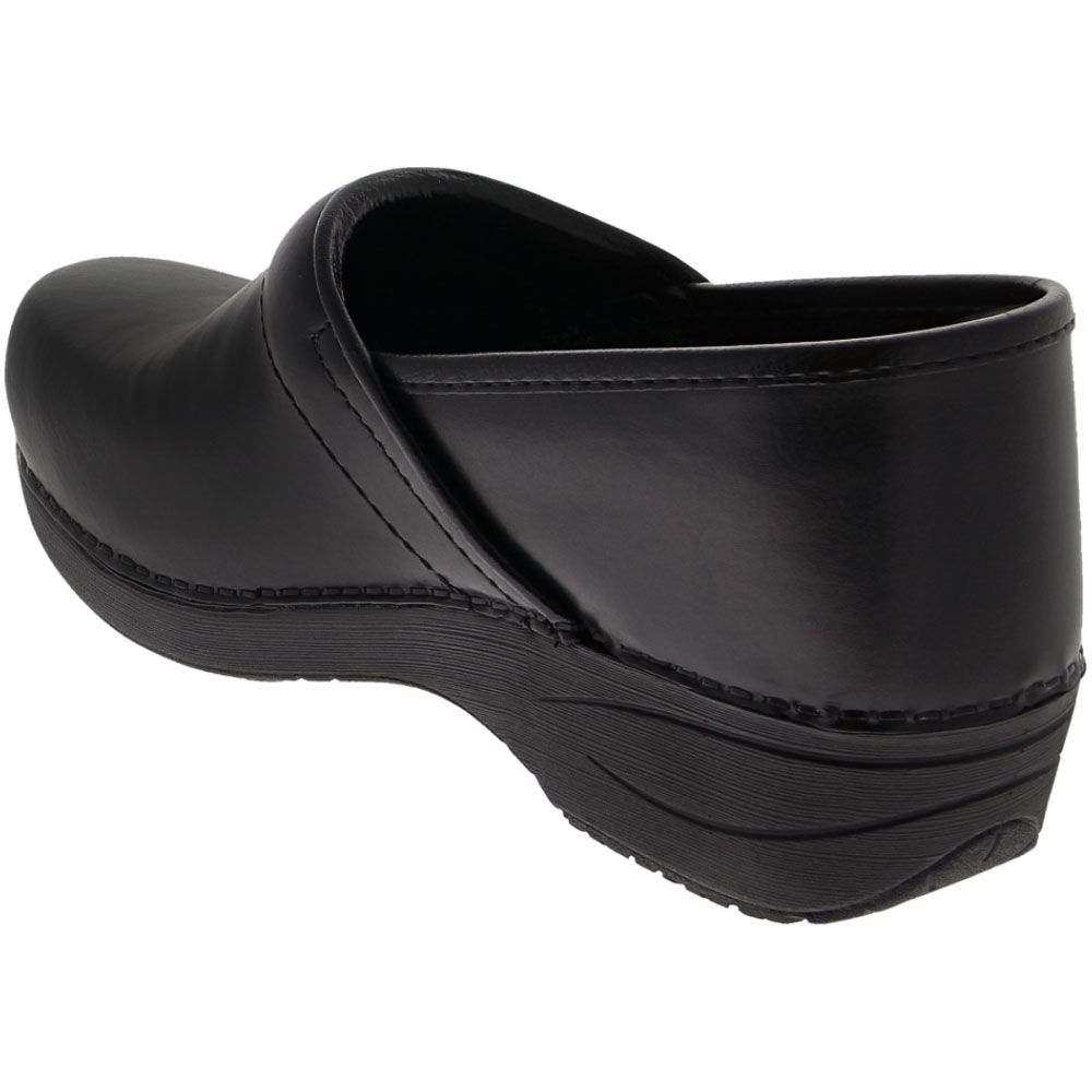 Dansko Professional Xp 2 Clogs Casual Shoes - Womens Black Pull Up Back View