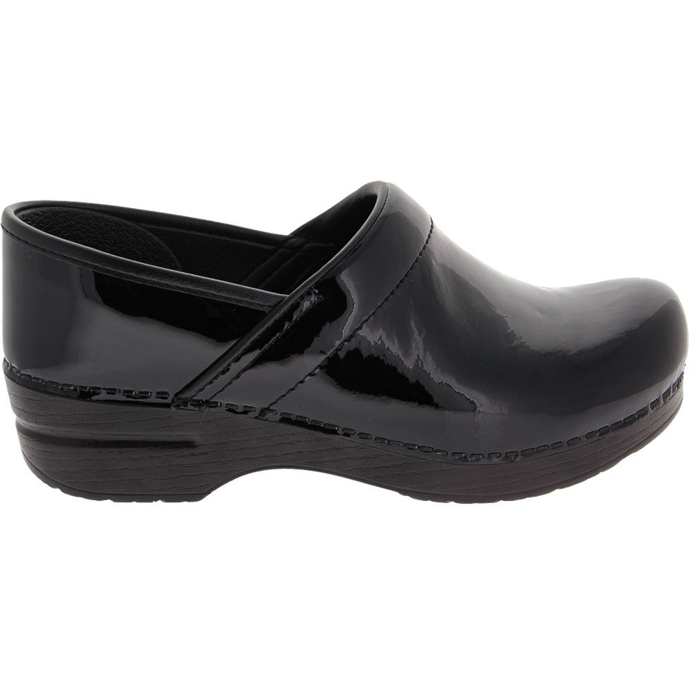 Dansko Professional Patent Clogs Casual Shoes - Womens Black Patent Leather